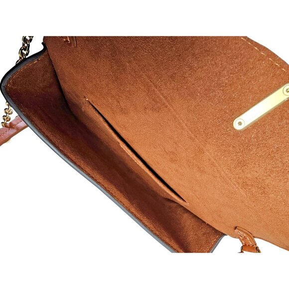 LOUIS VUITTON Small Mini Padlock on Chain Strap Bag Monogram Leather Brown LV - Picture 13 of 14